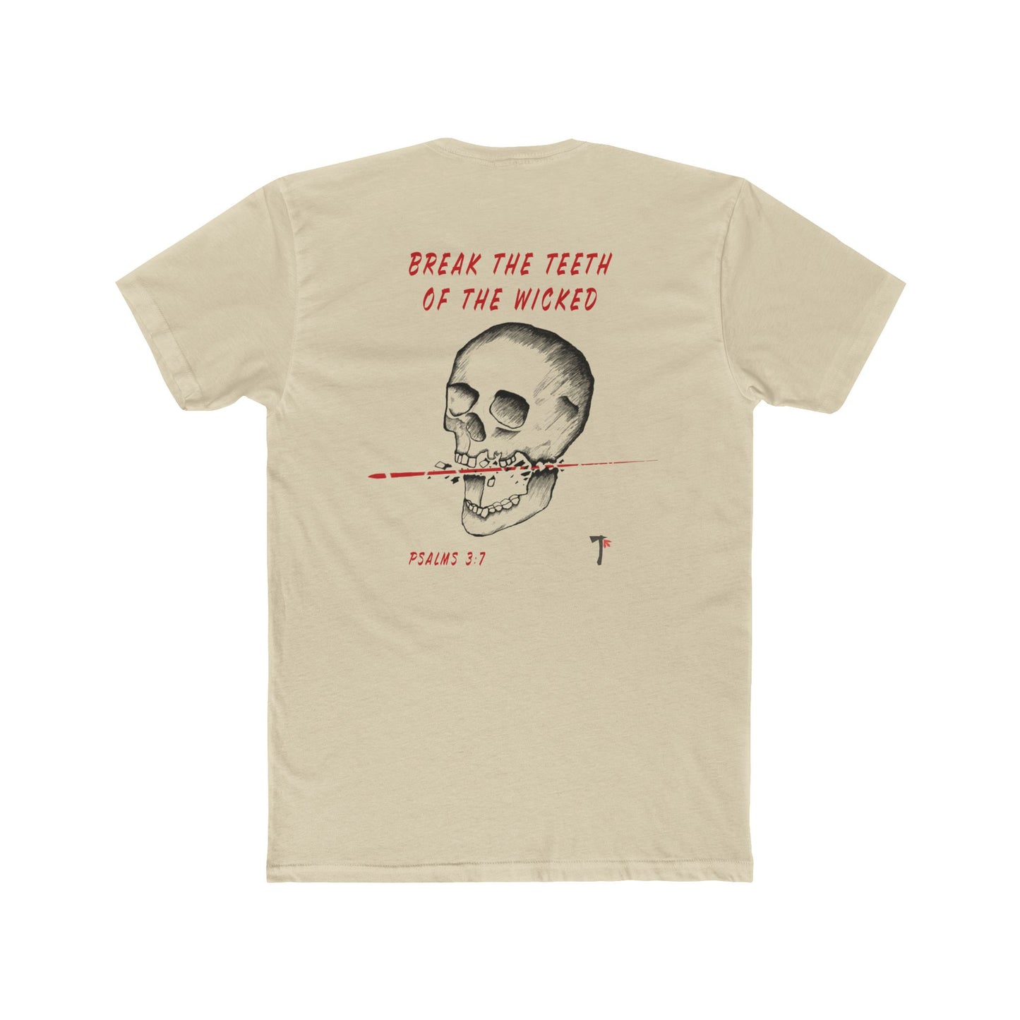 Break the Teeth Tee Tan